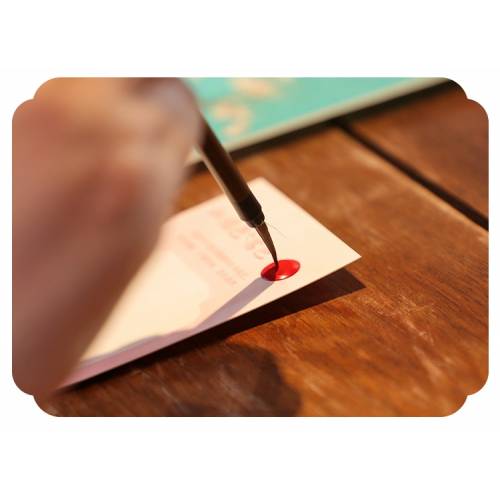 梅花九九消寒圖(盆梅，卷軸款)