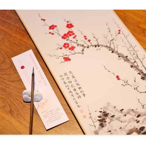 新款梅花九九消寒圖套裝(卷軸)