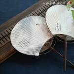 《紅樓夢》團扇二種--〈黛玉葬花〉、〈寶釵撲蝶〉